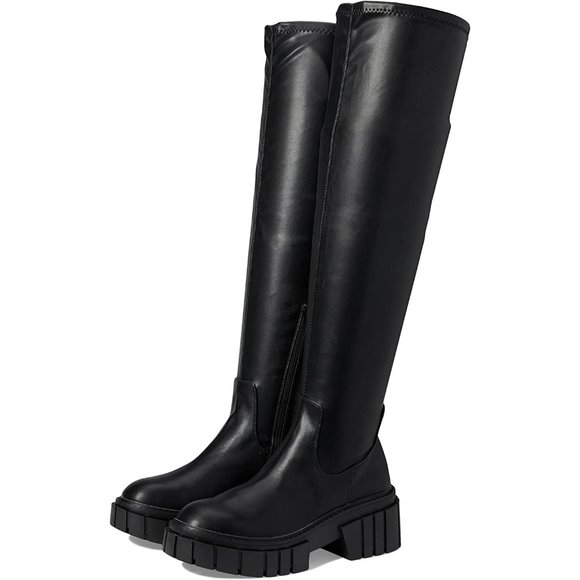 Madden Girl Shoes Madden Girl Black Leather Lug Sole Pacari